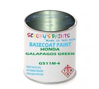 SCOOBYS PAINTS BACK IN THE MIX Paint Compatible With Honda Galapagos Green G511M-4 Basecoat Rfu Ready For Use - spray Automotive Colour (2.5 Litres)