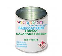 SCOOBYS PAINTS BACK IN THE MIX Paint Compatible With Honda Galapagos Green G511M-H Basecoat Rfu Ready For Use - spray Automotive Colour (1 Litre)