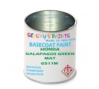 SCOOBYS PAINTS BACK IN THE MIX Paint Compatible With Honda Galapagos Green Mat G511M Basecoat Rfu Ready For Use - spray Automotive Colour (250Ml)