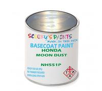 SCOOBYS PAINTS BACK IN THE MIX Paint Compatible With Honda Moon Dust Nh551P Basecoat Rfu Ready For Use - spray Automotive Colour (2.5 Litres)