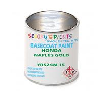 SCOOBYS PAINTS BACK IN THE MIX Paint Compatible With Honda Naples Gold Yr524M-15 Basecoat Rfu Ready For Use - spray Automotive Colour (1 Litre)