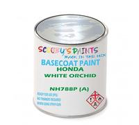 SCOOBYS PAINTS BACK IN THE MIX Paint Compatible With Honda White Orchid Nh788P (A) Basecoat Rfu Ready For Use - spray Automotive Colour (1 Litre)