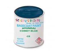 SCOOBYS PAINTS BACK IN THE MIX Paint Compatible With HYUNDAI Comet Blue CE NEAT Basecoat - Unthinned Automotive Colour (1 Litre)