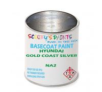 SCOOBYS PAINTS BACK IN THE MIX Paint Compatible With Hyundai Gold Coast Silver Na2 Basecoat Rfu Ready For Use - spray Automotive Colour (2.5 Litres)