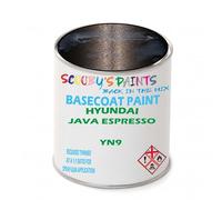 SCOOBYS PAINTS BACK IN THE MIX Paint Compatible With HYUNDAI Java Espresso YN9 NEAT Basecoat - Unthinned Automotive Colour (1 Litre)