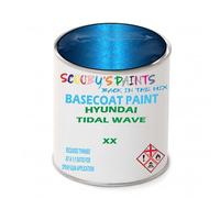 SCOOBYS PAINTS BACK IN THE MIX Paint Compatible With HYUNDAI Tidal Wave XX NEAT Basecoat - Unthinned Automotive Colour (1 Litre)