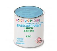 SCOOBYS PAINTS BACK IN THE MIX Paint Compatible With ISUZU Genoa 28C NEAT Basecoat - Unthinned Automotive Colour (1 Litre)