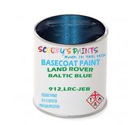 SCOOBYS PAINTS BACK IN THE MIX Paint Compatible With LAND ROVER Baltic Blue 912,LRC-JEB NEAT Basecoat - Unthinned Automotive Colour (2.5 Litres)