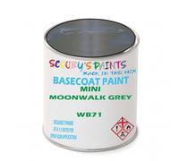 SCOOBYS PAINTS BACK IN THE MIX Paint Compatible With MINI Moonwalk Grey WB71 NEAT Basecoat - Unthinned Automotive Colour (1 Litre)