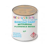 SCOOBYS PAINTS BACK IN THE MIX Paint Compatible With Mitsubishi Florence Beige Lp Basecoat Rfu Ready For Use - spray Automotive Colour (2.5 Litres)