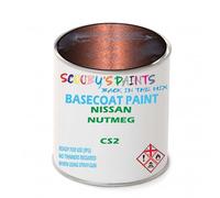 SCOOBYS PAINTS BACK IN THE MIX Paint Compatible With Nissan Nutmeg Cs2 Basecoat Rfu Ready For Use - spray Automotive Colour (250Ml)
