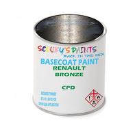 SCOOBYS PAINTS BACK IN THE MIX Paint Compatible With RENAULT Bronze CPD NEAT Basecoat - Unthinned Automotive Colour (500Ml)