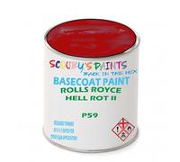 SCOOBYS PAINTS BACK IN THE MIX Paint Compatible With ROLLS ROYCE Hell Rot Ii P59 NEAT Basecoat - Unthinned Automotive Colour (500Ml)