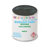 SCOOBYS PAINTS BACK IN THE MIX Paint Compatible With Rover Celadon Heu Basecoat Rfu Ready For Use - spray Automotive Colour (1 Litre)