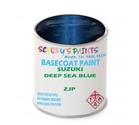 SCOOBYS PAINTS BACK IN THE MIX Paint Compatible With Suzuki Deep Sea Blue Zjp Basecoat Rfu Ready For Use - spray Automotive Colour (1 Litre)