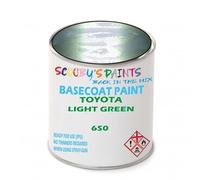 SCOOBYS PAINTS BACK IN THE MIX Paint Compatible With Toyota Light Green 6S0 Basecoat Rfu Ready For Use - spray Automotive Colour (500Ml)
