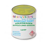 SCOOBYS PAINTS BACK IN THE MIX Paint Compatible With Volkswagen Epple-Lind Green L69P Basecoat Rfu Ready For Use - spray Automotive Colour (500Ml)