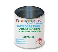 SCOOBYS PAINTS BACK IN THE MIX Paint Compatible With Volkswagen Juniper Green Ld7M,6H Basecoat Rfu Ready For Use - spray Automotive Colour (2.5 Litres)