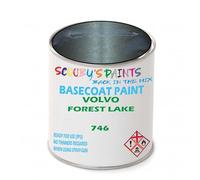 SCOOBYS PAINTS BACK IN THE MIX Paint Compatible With Volvo Forest Lake 746 Basecoat Rfu Ready For Use - spray Automotive Colour (1 Litre)