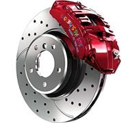 SCOOBYS PAINTS BACK IN THE MIX Premium High Heat Resistant Brake Caliper Paint, 400ml Aerosol Spray, Multi-Color Metallic Finish, Engine and Wheel Restoration (Ruthless Red Metallic)