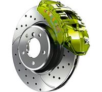 SCOOBYS PAINTS BACK IN THE MIX Premium High Heat Resistant Brake Caliper Paint, 400ml Aerosol Spray, Multi-Color Metallic Finish, Engine and Wheel Restoration (Xtremly Greedy Green Metallic)