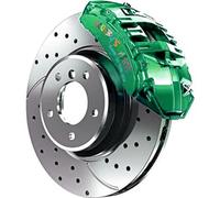 SCOOBYS PAINTS BACK IN THE MIX Premium High Heat Resistant Brake Caliper Paint, 400ml Aerosol Spray, Multi-Color Metallic Finish, Engine and Wheel Restoration (Lizzard Green Metallic)