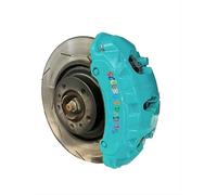 SCOOBYS PAINTS BACK IN THE MIX Premium High Heat Resistant Brake Caliper Paint, 400ml Aerosol Spray, Multi-Color Metallic Finish, Engine and Wheel Restoration (Turquoise Torpedo)