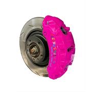 SCOOBYS PAINTS BACK IN THE MIX Premium High Heat Resistant Brake Caliper Paint, 400ml Aerosol Spray, Multi-Color Metallic Finish, Engine and Wheel Restoration (Fake As Feek Pink)