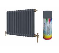 SCOOBYS PAINTS BACK IN THE MIX Premium Radiator Paint - 180 Colours - Heat Resistant Metal Paint for Radiators & Pipes, Quick Dry, Non-Yellowing, Multiple Finishes, Interior Use (Graphite grey)