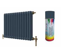 SCOOBYS PAINTS BACK IN THE MIX Premium Radiator Paint - 180 Colours - Heat Resistant Metal Paint for Radiators & Pipes, Quick Dry, Non-Yellowing, Multiple Finishes, Interior Use (Dark blue)