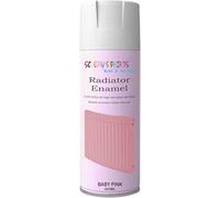 SCOOBYS PAINTS BACK IN THE MIX Radiator Aerosol Spray Paint Heat Resistant To 100ºC - Quick Air Drying No Primer Needed anti rust moisture resistant (Baby Pink)