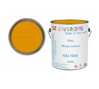 SCOOBYS PAINTS BACK IN THE MIX Ral 1006 Maize yellow 250ML RAL Paint Tin Can Gloss Shinny Finish DIY Indoor/Outdoor Wood Plastic Metal Heat Resistant