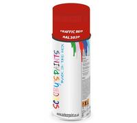SCOOBYS PAINTS BACK IN THE MIX RAL3020 Traffic red 400ML Aerosol Spray Paint RAL Colour Can Gloss Shinny Finish DIY Indoor/Outdoor Wood Plastic Metal Heat Resistant Steel