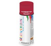 SCOOBYS PAINTS BACK IN THE MIX RAL3027 Raspberry red 400ML Aerosol Spray Paint RAL Colour Can Gloss Shinny Finish DIY Indoor/Outdoor Wood Plastic Metal Heat Resistant Steel