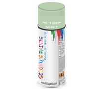 SCOOBYS PAINTS BACK IN THE MIX RAL6019 Pastel green 400ML Aerosol Spray Paint RAL Colour Can Gloss Shinny Finish DIY Indoor/Outdoor Wood Plastic Metal Heat Resistant Steel