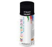 SCOOBYS PAINTS BACK IN THE MIX RAL9005 Jet black 400ML Aerosol Spray Paint RAL Colour Can Gloss Shinny Finish DIY Indoor/Outdoor Wood Plastic Metal Heat Resistant Steel