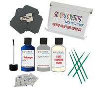 SCOOBYS PAINTS BACK IN THE MIX Stone Chip Scuff Scratch Repair Touch up Paint Kit Compatible With VW LAPIZ BLUE Paint Code : LD5K