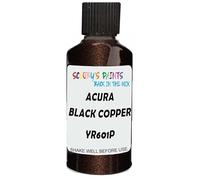 SCOOBYS PAINTS BACK IN THE MIX Touch Up Paint Compatible With Acura Black Copper Pearl Yr601P Scratch Fix Automotive Brown Car (30Ml)