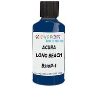SCOOBYS PAINTS BACK IN THE MIX Touch Up Paint Compatible With Acura Long Beach Blue Pearl B510P-S Scratch Fix Automotive Car (30Ml)