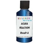 SCOOBYS PAINTS BACK IN THE MIX Touch Up Paint Compatible With Acura Reaction Blue B546P-A Scratch Fix Automotive Car (30Ml)