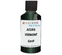 SCOOBYS PAINTS BACK IN THE MIX Touch Up Paint Compatible With Acura Vermont Green Pearl G97P Scratch Fix Automotive Car (30Ml)