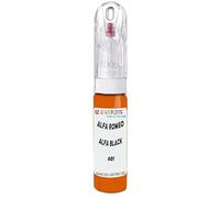 SCOOBYS PAINTS BACK IN THE MIX Touch Up Paint Compatible With Alfa Romeo Black 601 Scratch Fix Automotive Orange Car (20Ml)
