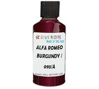 SCOOBYS PAINTS BACK IN THE MIX Touch Up Paint Compatible With Alfa Romeo Burgundy/Red Monza 093/A Scratch Fix Automotive Car (30Ml)