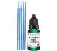 SCOOBYS PAINTS BACK IN THE MIX Touch Up Paint Compatible With Alfa Romeo Verde Montreal 398/D / 398 Scratch Fix Automotive Green Car (10Ml)