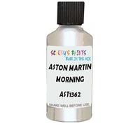 SCOOBYS PAINTS BACK IN THE MIX Touch Up Paint Compatible With Aston Martin Morning Frost Ast1362 Scratch Fix Automotive White Car (30Ml)