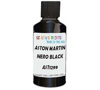 SCOOBYS PAINTS BACK IN THE MIX Touch Up Paint Compatible With Aston Martin Nero Black Metallic Ast1299 Scratch Fix Automotive Car (30Ml)