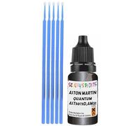 SCOOBYS PAINTS BACK IN THE MIX Touch Up Paint Compatible With Aston Martin Quantum Silver Metallic Ast5073D,Am5122 Scratch Fix Automotive Car (10Ml)
