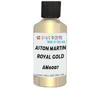 SCOOBYS PAINTS BACK IN THE MIX Touch Up Paint Compatible With Aston Martin Royal Gold Am6007 Scratch Fix Automotive Car (30Ml)