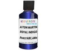 SCOOBYS PAINTS BACK IN THE MIX Touch Up Paint Compatible With Aston Martin Royal Indigo Pearl P6027Abc,Am6027 Scratch Fix Automotive Purple Car (30Ml)