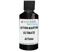 SCOOBYS PAINTS BACK IN THE MIX Touch Up Paint Compatible With Aston Martin Ultimate Black Ast1380 Scratch Fix Automotive Car (30Ml)